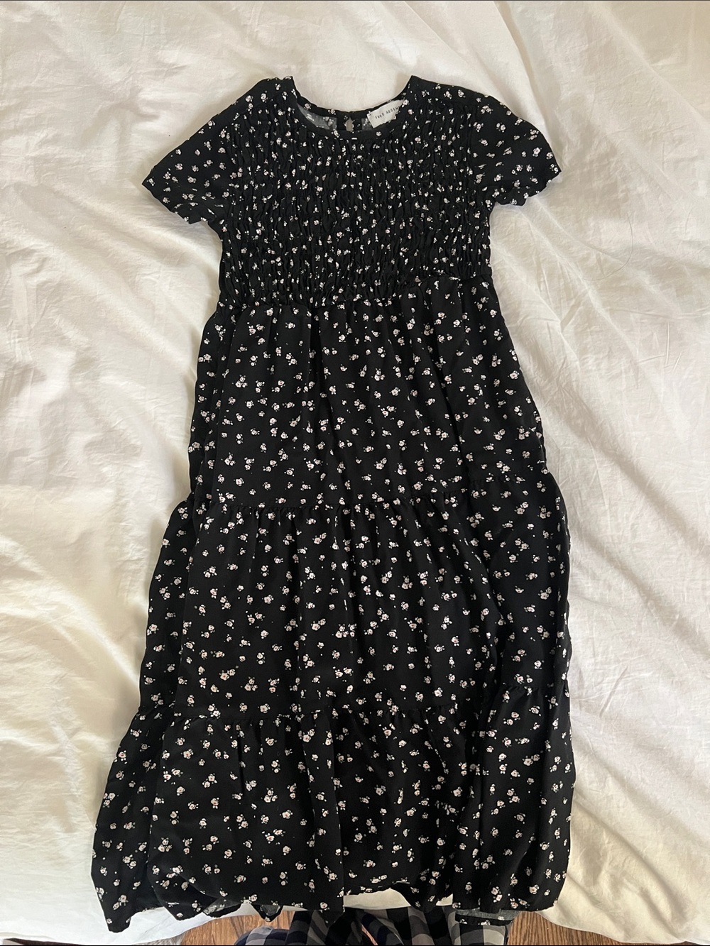 Free Assemble Floral Smocked Midi Dress, sz 6